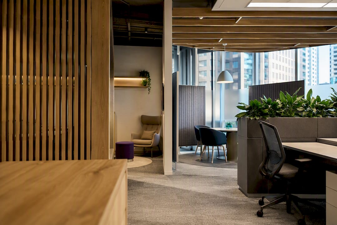 Human-centred workplace with layered wellbeing zones