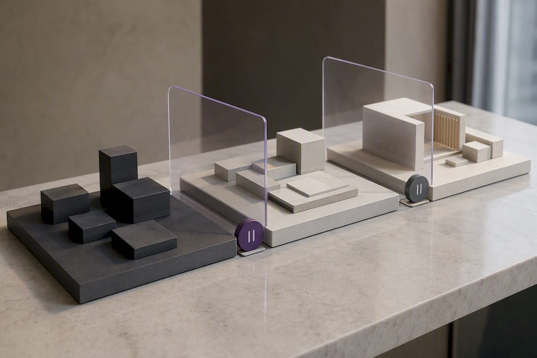 Three-stage workplace project approval process