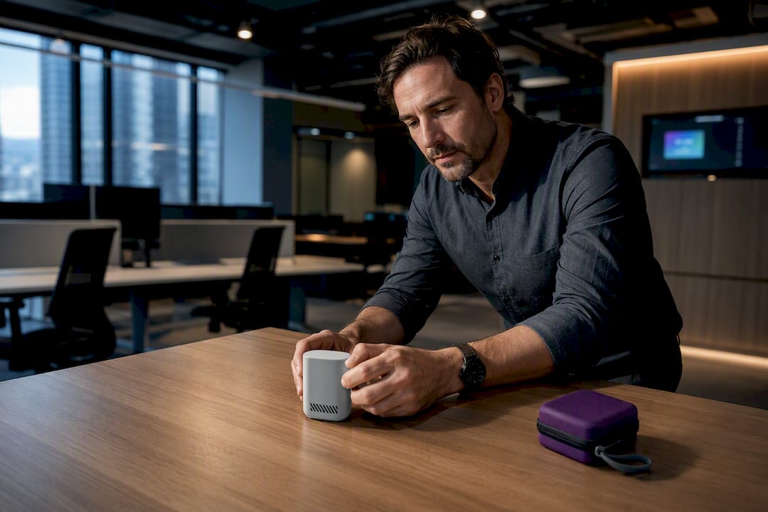 Sensor monitoring air quality in office