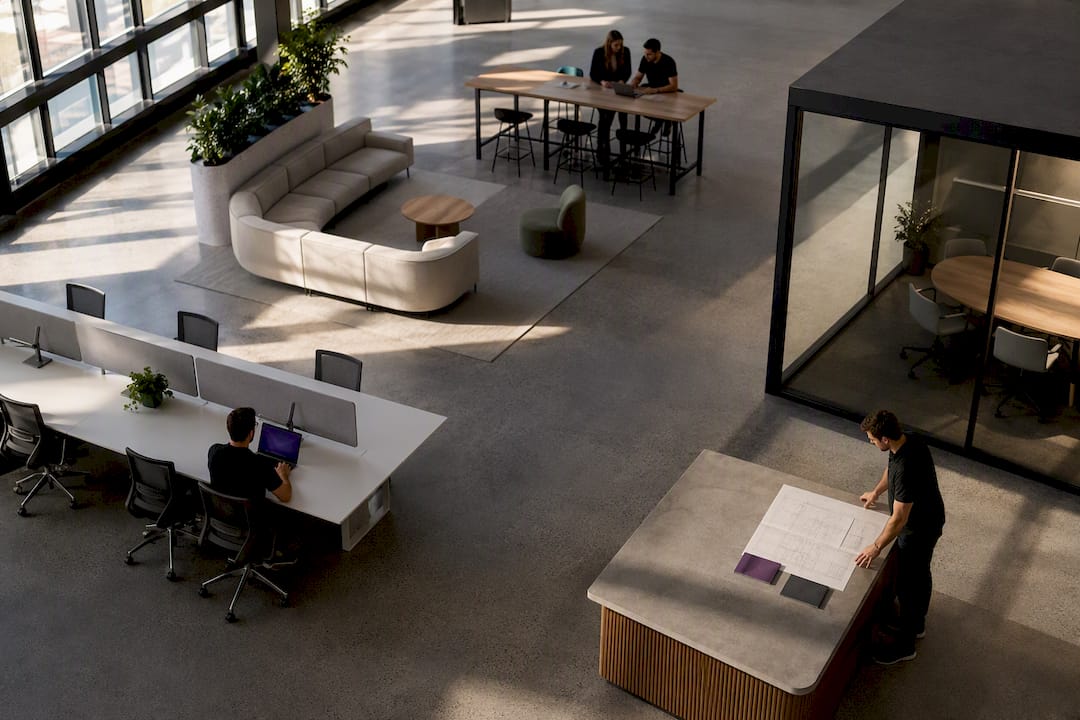 Australian startup office zones during planning