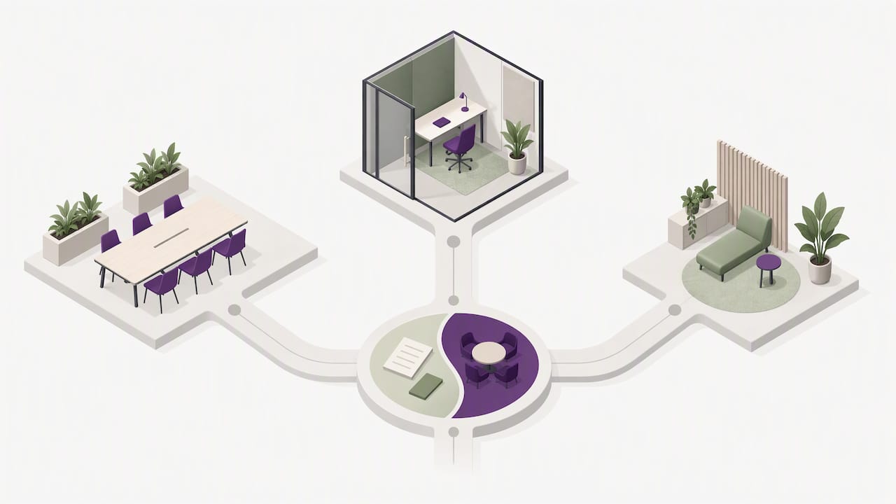 Hybrid work settings linked to wellbeing